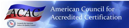 American Council for Accredited Certification (ACAC) provider of mold license examinations in Florida