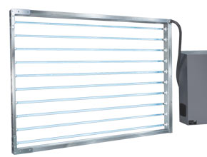 Infection Control Multiple-lamp UV Rack