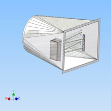 In ducts UV air disinfection system
