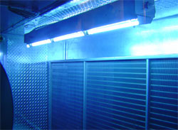 UV Cooling Coil Disinfection