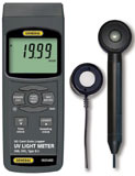 UV Monitor with UVC Intensity Sensor and UVA sensor