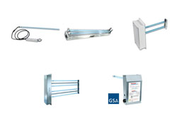 HVAC Cooling Coil &amp; In-Duct UV Air Cleaners and Surface Disinfection Systems