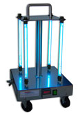 4 UV Lamps Germicidal UV Mobile Room Sterilizer